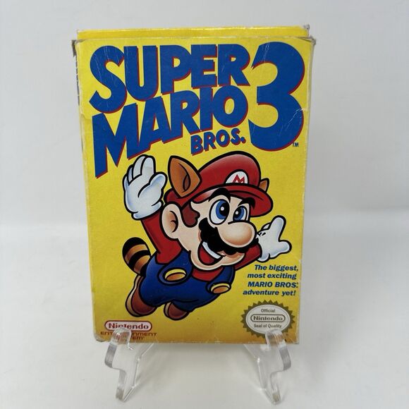 Super Mario Bros 3 Nintendo NES Complete in Box CIB Cartridge Manual Box - Picture 1 of 15